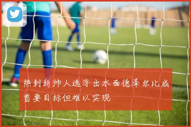 热刺新帅人选浮出水面德泽尔比成首要目标但难以实现